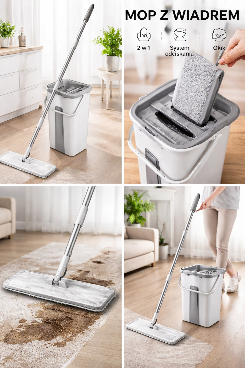 MopMaster Wyciskany Mop